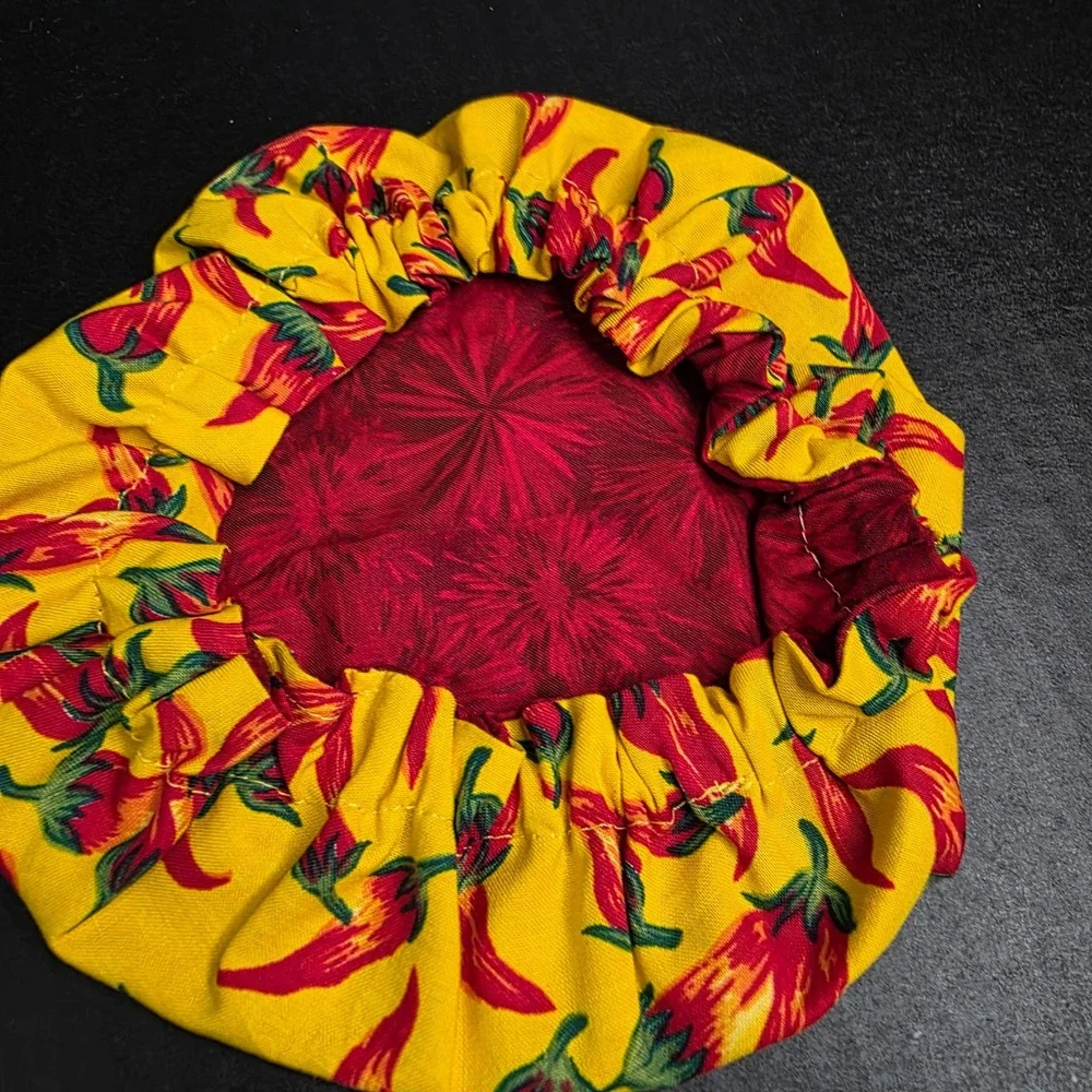 Hot Chili Peppers Yellow Red Fireworks KitchenAid Mixer Mixing Bowl Cover Baking